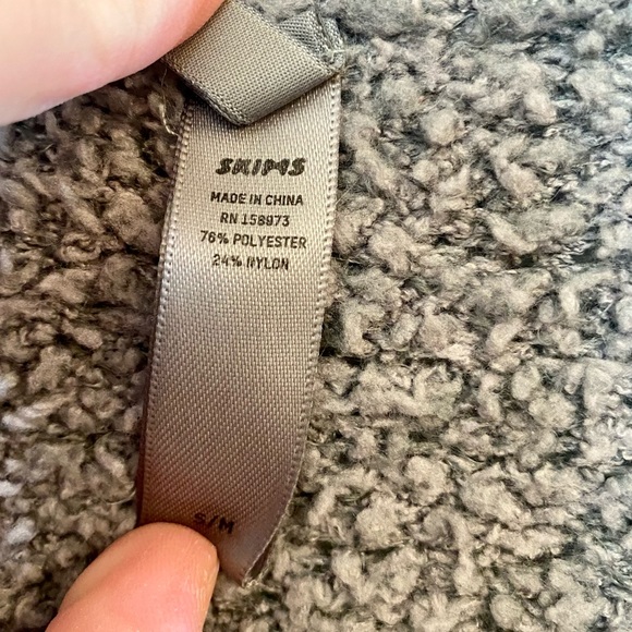 SKIMS Cozy knit soft warm long robe in Smoke - Picture 9 of 9